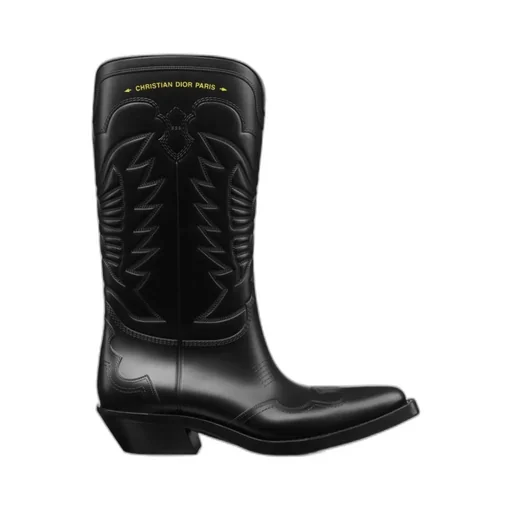 Christian Dior Logo Printed Pointed Toe Boots