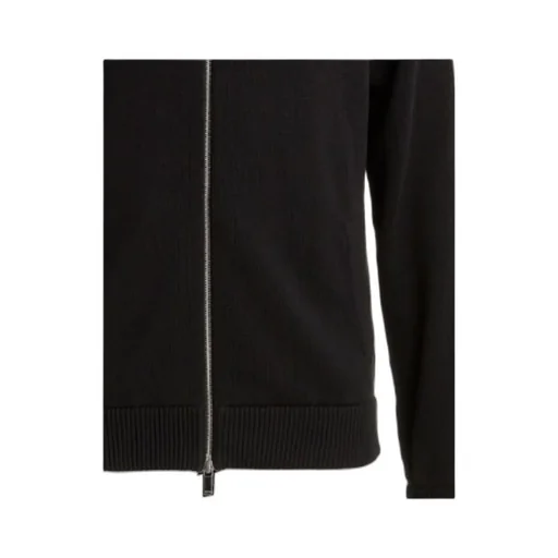 Zippered Knitted Cardigan