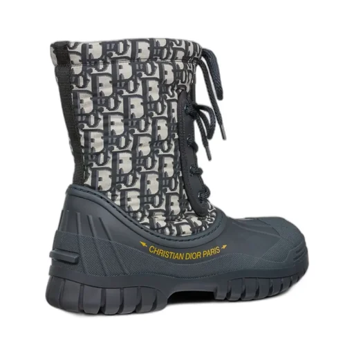 Logo Lace Up Boots