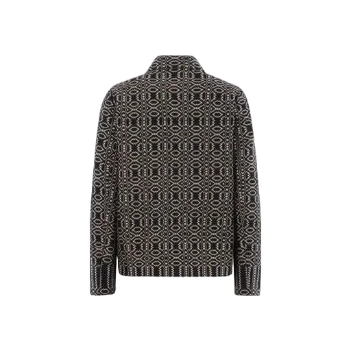 Geometric Pattern Printed Casual Jacket
