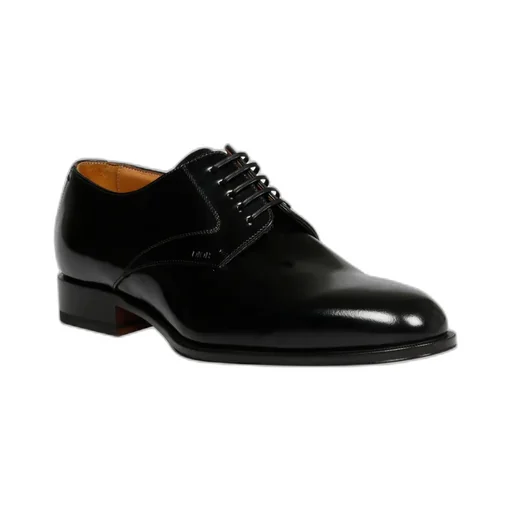 Black Laced Derby Shoes