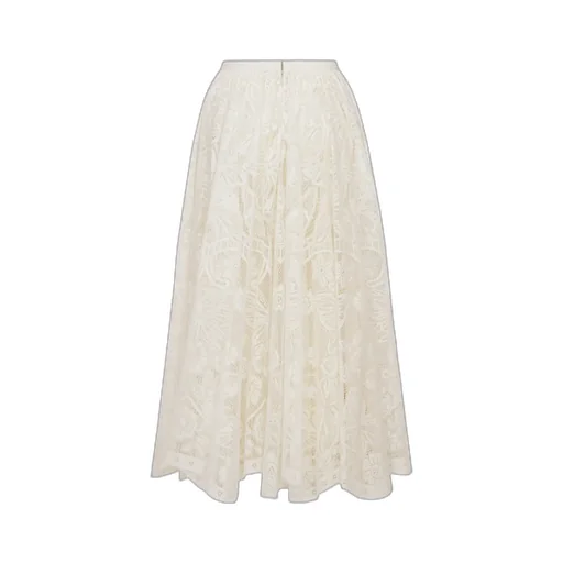 Flared Mid-Length Skirt