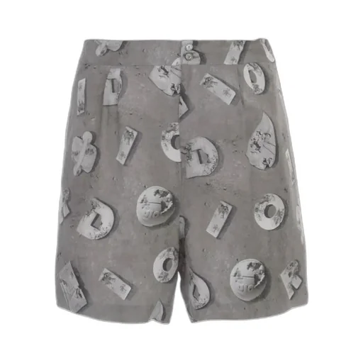 Logo Printed Casual Shorts