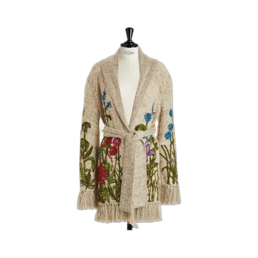 Floral Knitted Cardigan