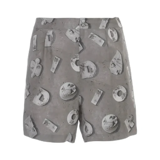 Logo Printed Casual Shorts
