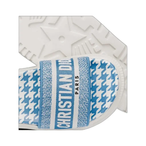 Embroidered Pattern Flip-Flops