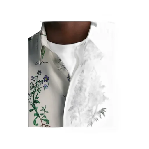 Herbarium Illustration Short-Sleeved Shirt