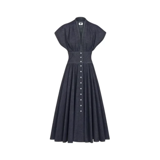 Flared Mid-Length Dress