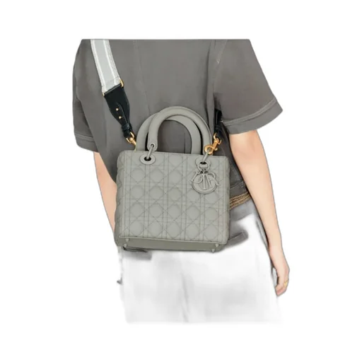 Lady Dior Medium Cowhide Leather Handbag