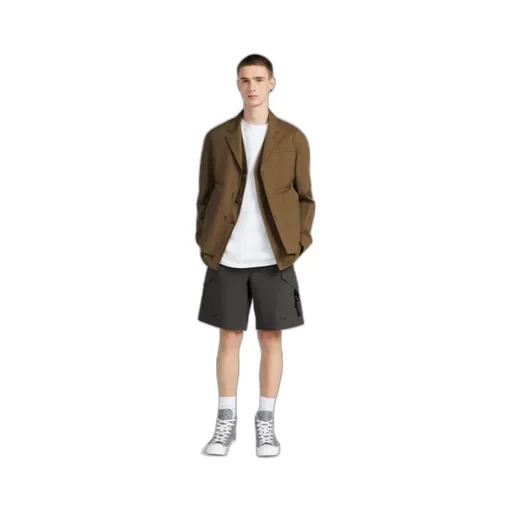 Single-Breasted Long-Sleeved Blazer