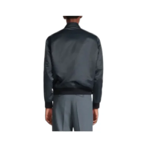 Buttoned Bomber Jacket