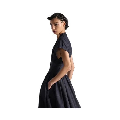 Flared Mid-Length Dress