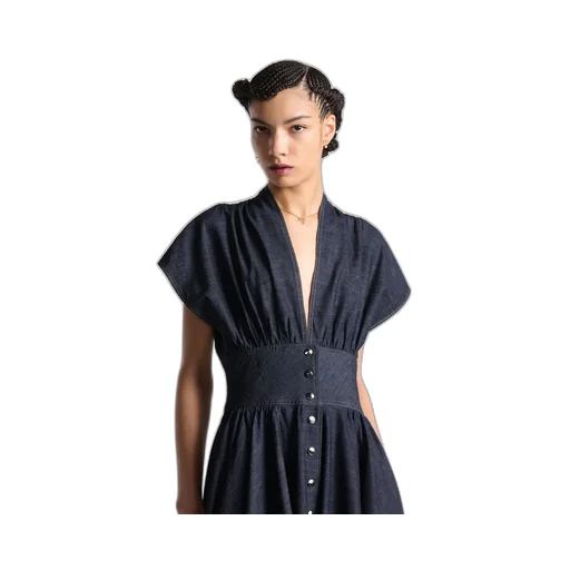 Flared Mid-Length Dress