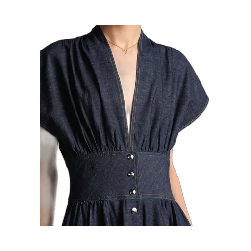 Flared Mid-Length Dress