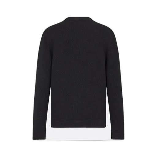 Logo Patch V-Neck Cardigan