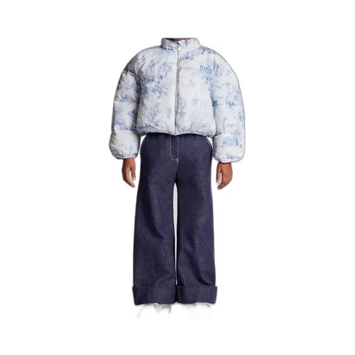 Button Detailed Wide Leg Jeans