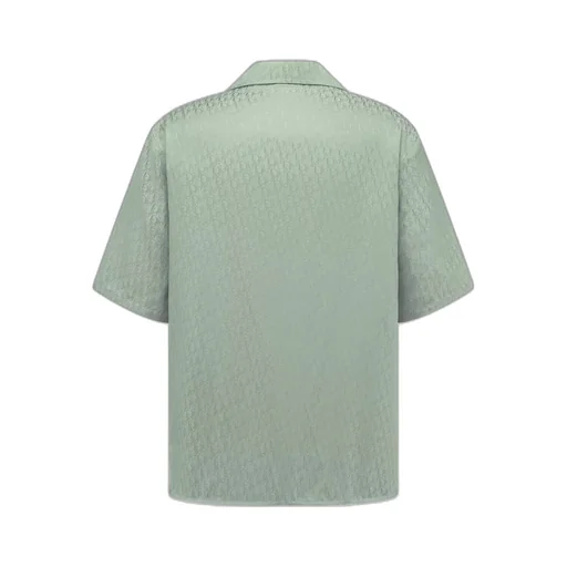 Dior Homme All-Over Logo Patterned Short-Sleeved Shirt