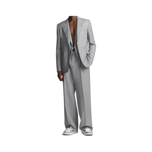 Regular Fit Straight Leg Trousers