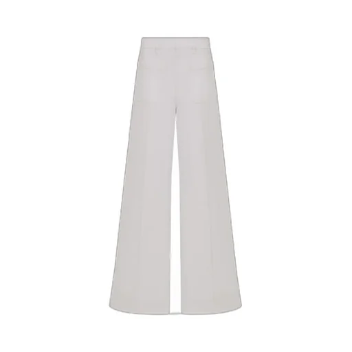 Logo Patch Flared Jeans