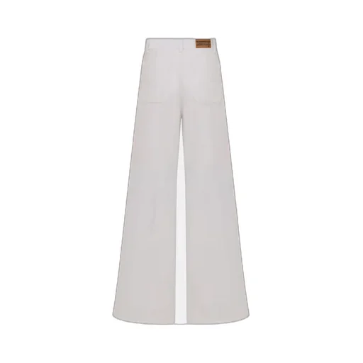 Logo Patch Flared Jeans