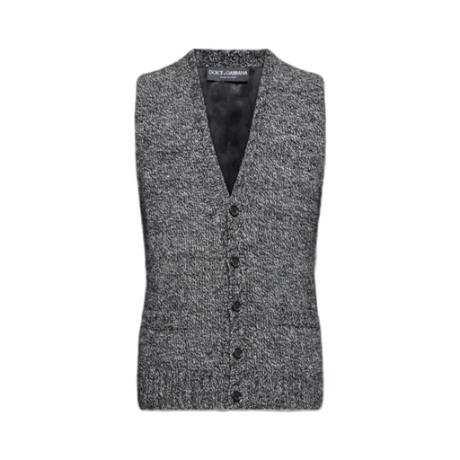 Panelled Knitted Vest