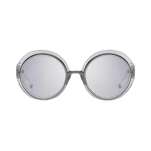 Transparent Round-Frame Glasses