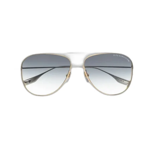 Round-Frame Aviator Sunglasses