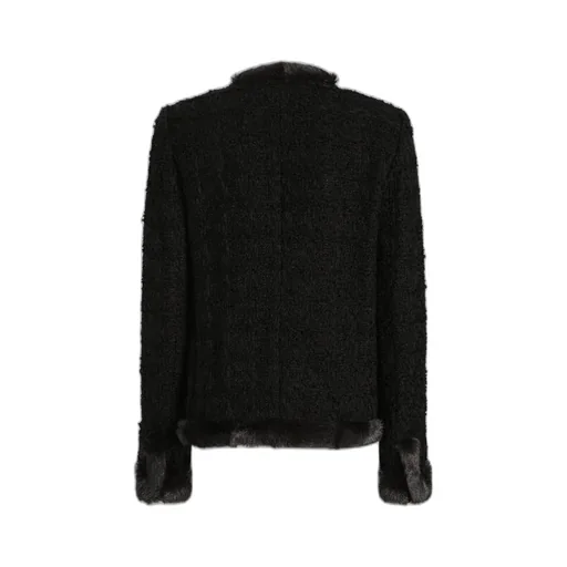 Single-Breasted Tweed Jacket