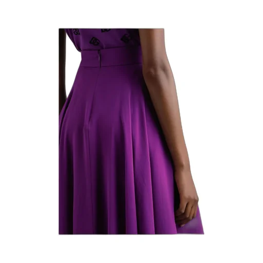 Silk Midi Skirt