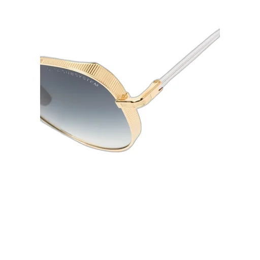 Round-Frame Aviator Sunglasses