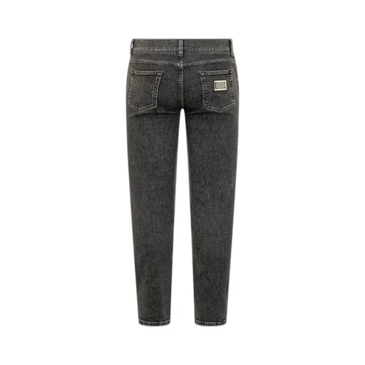Logo Plaque Slim-Fit Jeans