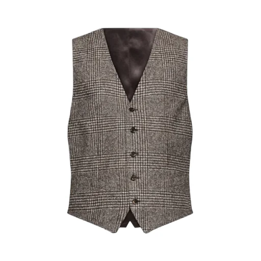 Glen Plaid Vest