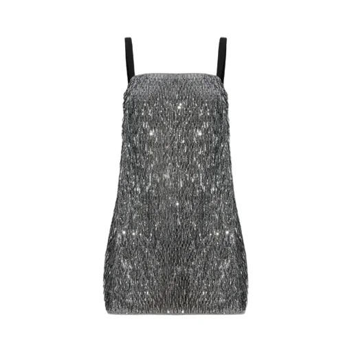 Sequin Embellished Mini Dress
