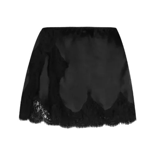 Mini Satin Skirt