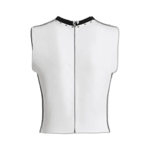Printed Jersey Sleeveless T-Shirt