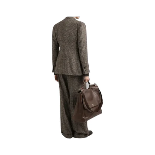 Pleated Wide-Leg Trousers