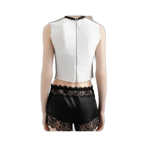 Printed Jersey Sleeveless T-Shirt