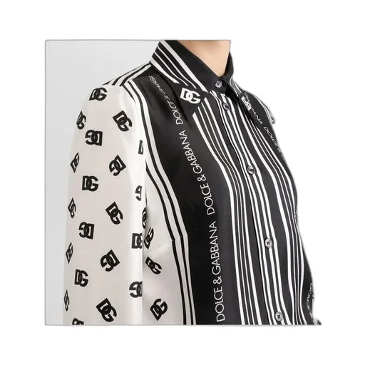 Dolce & Gabbana All-Over Dg Logo Printed Twill Shirt