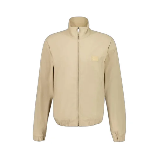 Logo Patch Zipped Jacket