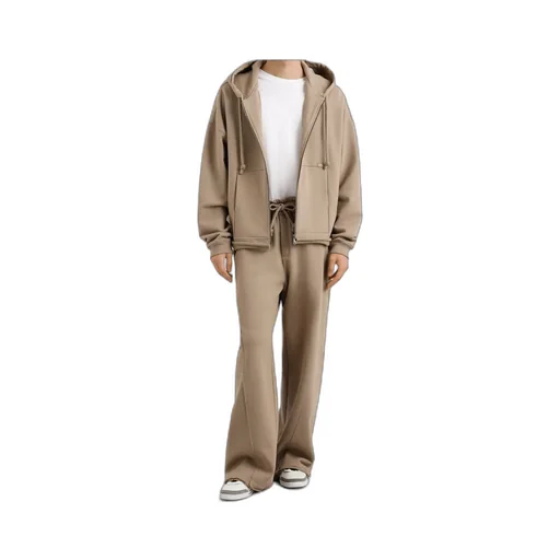 Straight Leg Jersey Trousers