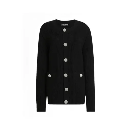 Dolce & Gabbana Button Embellished Knitted Cardigan