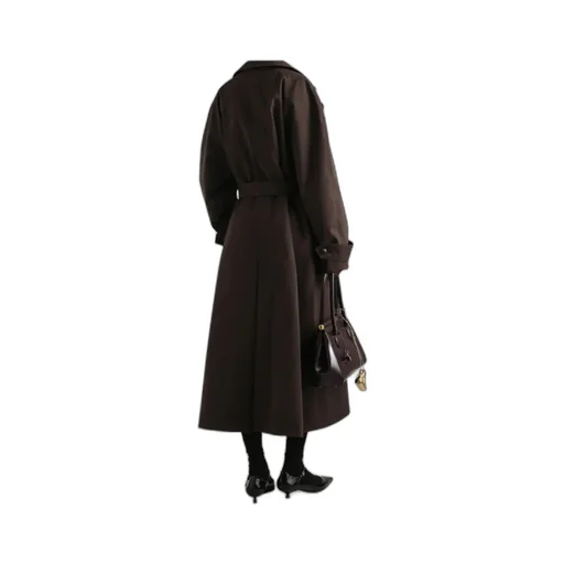 Double-Breasted Belted Coat
