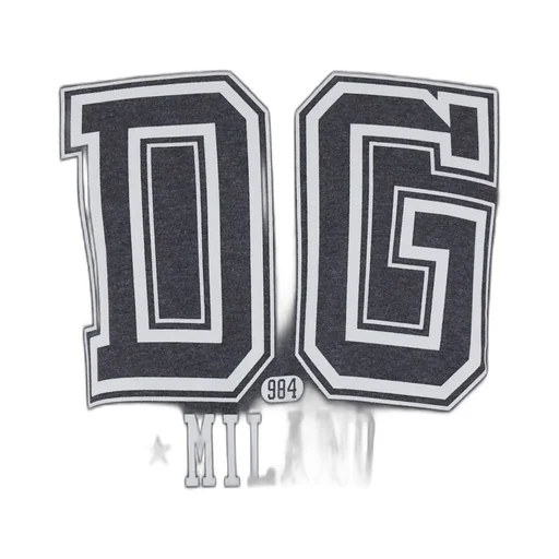 Dg Logo Printed Crewneck T-Shirt