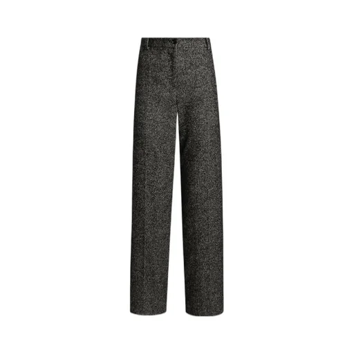 Chevron Straight Leg Trousers