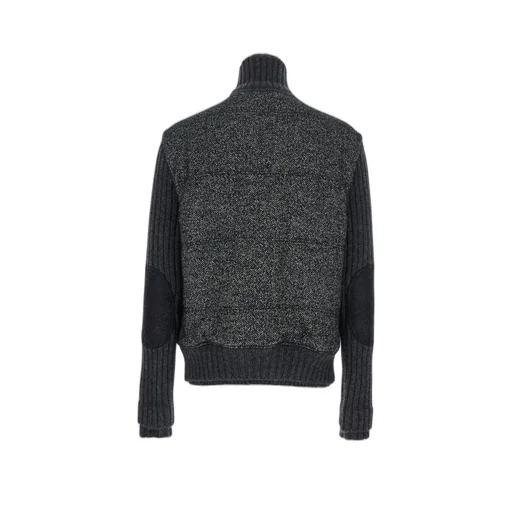 Knitted Houndstooth Jacket