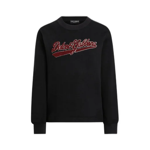 Logo Patch Crewneck Sweatshirt