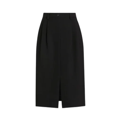 Pleated Midi Skirt