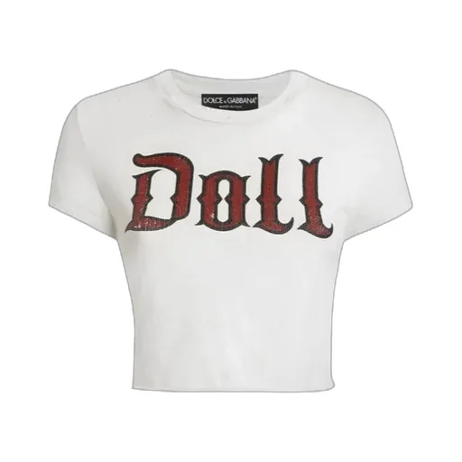 Doll Printed Cropped T-Shirt