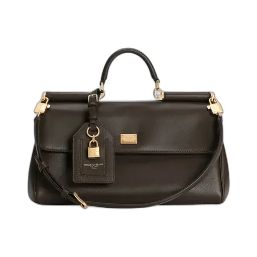 Logo Plaque Medium Sicily Handbag
