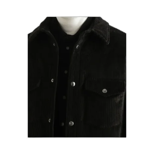 Quilted Velvet Shirt Jacket